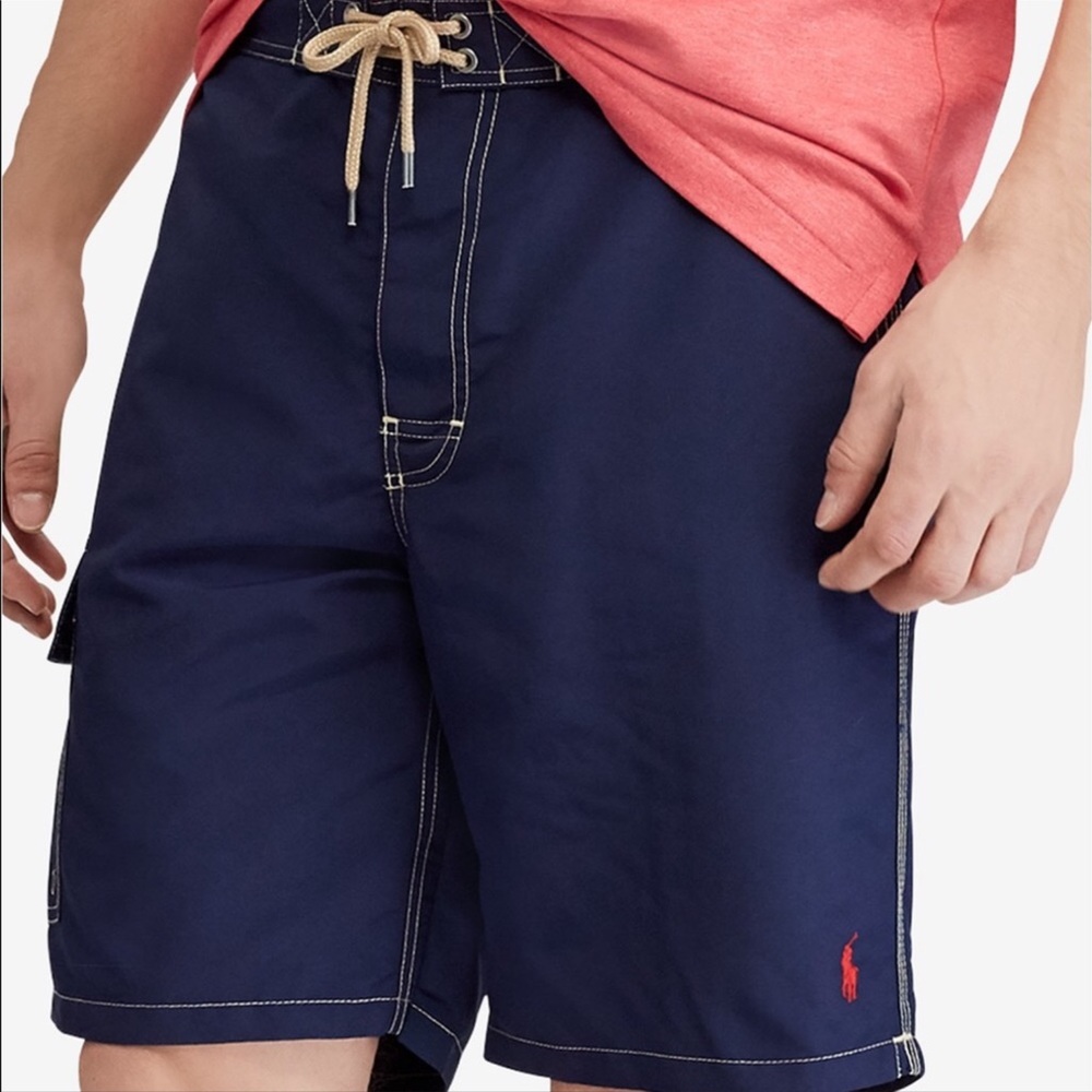 Polo by Ralph Lauren Polo Swim Trunks in Navy. Sz. L